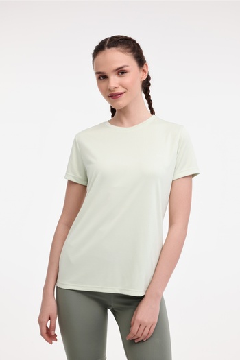 Kinetix WB PES C NECK 11SN230 5FX Sarı Kadın Kısa Kol T-Shirt