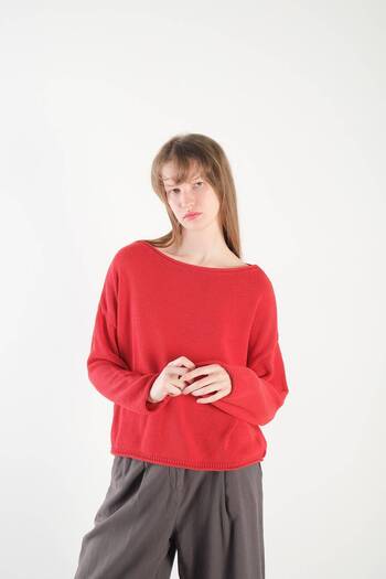 Addax Boat Neck Knitwear Sweater K10237-A4