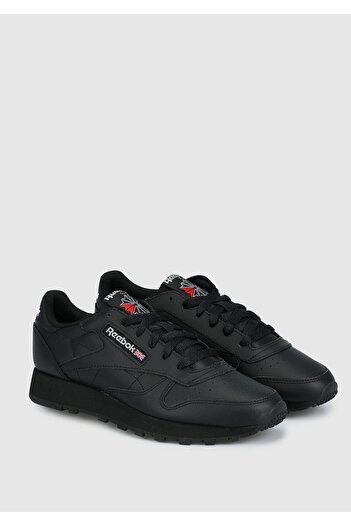 Reebok Klasické kožené černé pánské tenisky 100008494