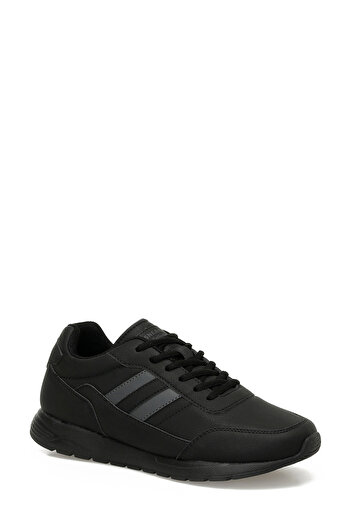 Kinetix Lescar Ii Pu 5Pr Black Unisex Sneaker