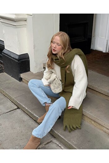 Goldmine Unisex Puffy ελαφρύ κασκόλ
