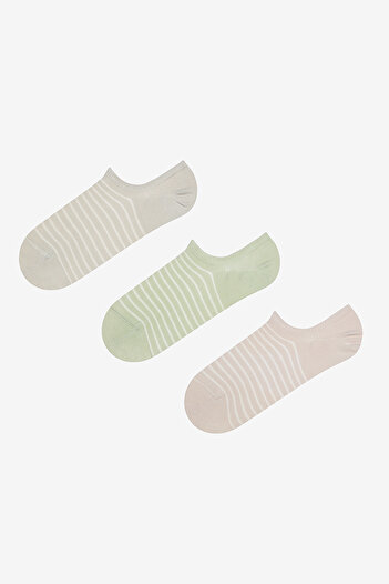 Penti Soft Color Line Green 3-Pack Sneaker Socks