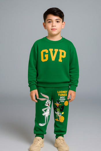 LittlePoffy Dinosaur Printed Children's Junior Top Suit Girls Boys