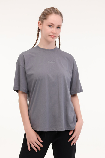 lumberjack Wl Saino 11F204 5Fx Anthracite Women's Short Sleeve T-Shirt