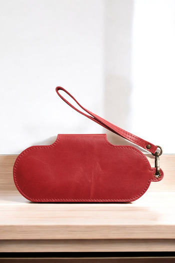 Modica Manila - Genuine Leather Eyewear Case |   Stylish and Durable Unisex Design with Hand Grip