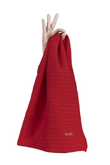 Invee None Shawl Red