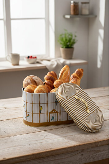 EVLE Er002-t7 Bird Cage Patterned Bread Dish 10.4 Lt
