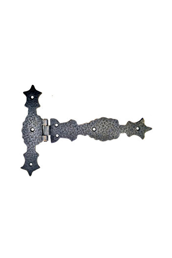 Epilons Antique Style Decorative Brass Tail Lily Hinge - 175X248 Mm, Oxide - Lisinya