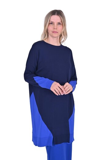 Invee Гомурник Трико Туніка LACİVERT