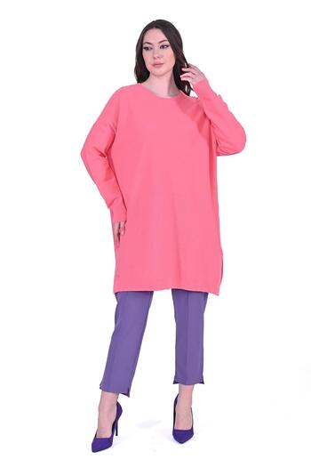Invee Petibor Knitwear Tunic Shape.Pink