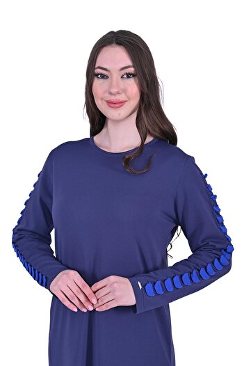 Invee Reflection Knitwear Dress Indigo