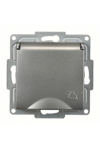 Günsan Visage Smoked Lid Grounded Socket Mechanism