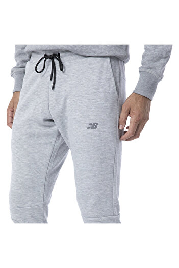 New Balance Ανδρικό γκρι αθλητικό παντελόνι Lifestyle - Mnp3804-ag