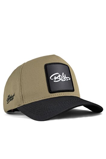 BlackBörk V1 Baseball Boss - Unisex Mink-μαύρο καπέλο γείσο με λογότυπο 4 κωδικών (CAP)
