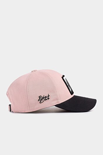 BlackBörk Six at Logo Black-Salmon Baseball Cap