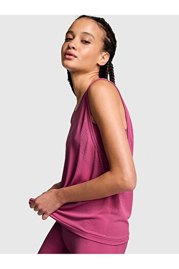 PINK Seamless Dökümlü Atlet