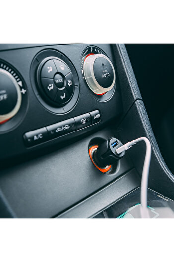 Mercaton 2 x USB cigarette lighter adapter black