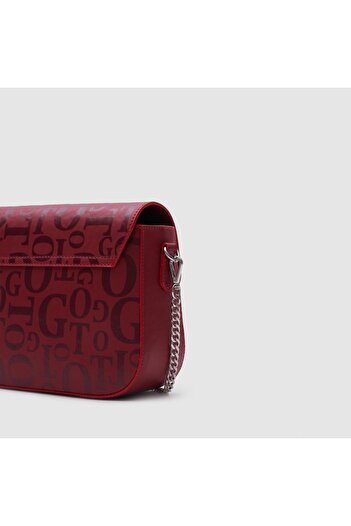 TOGO Kırmızı Kadın Monogram Omuz Çantası [930037] - Zincir Askılı