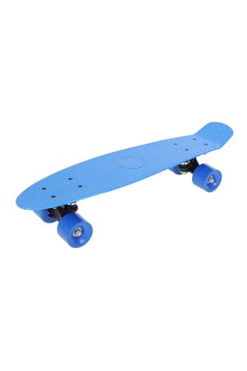 hak-iş oyuncak 4 Tekerlekli Mavi Penny Board / Kaykay - 55Cm , Slikon Teker