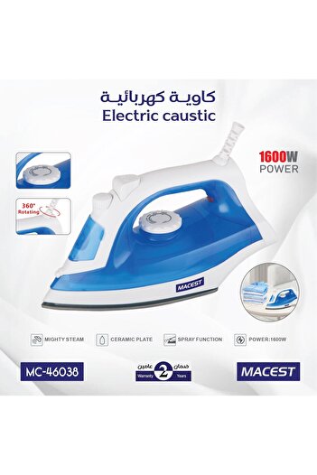 macest White electric iron