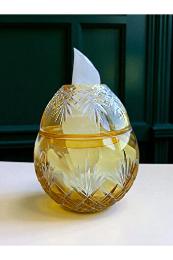 AYZ HOME Large Size Crystal Glass Napkin Holder