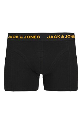 Jack & Jones Ανδρικά μαύρα εσώρουχα Jactyler Trunks 3 Pack Boxer 12269360-Μαύρο
