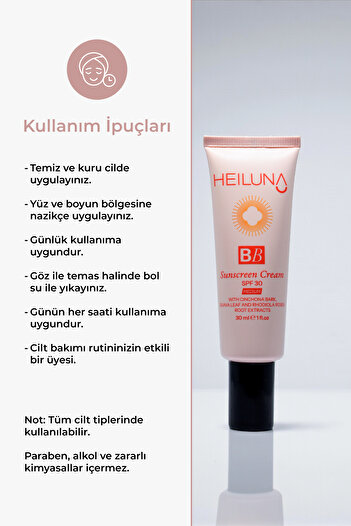 Heiluna Spf 30 Güneş Korumalı Bb Krem Medium