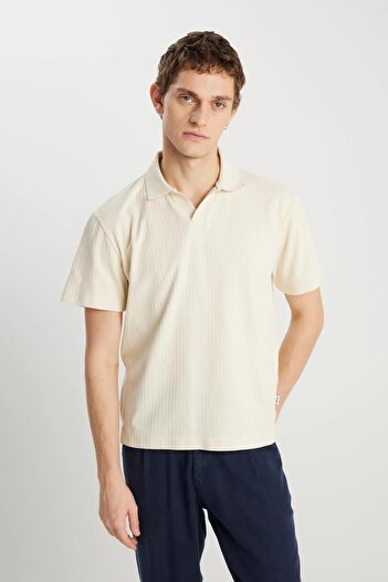 Lee Men's Polo T-Shirt Wrangler Regular Fit Lightyellow