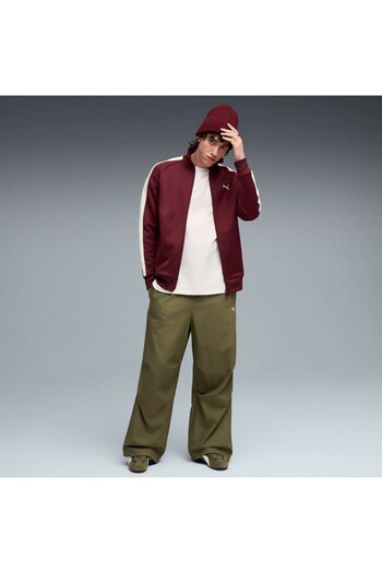 Puma Men's Burgundy T7 Always on Track Jacket 62958796 Jacket 62958796-Rubyshimm