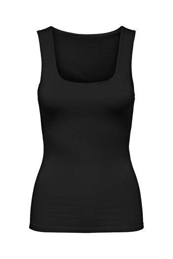 ONLY Γυναικείο μαύρο μπλουζάκι Onlfelina S/l 2-way Top Jrs