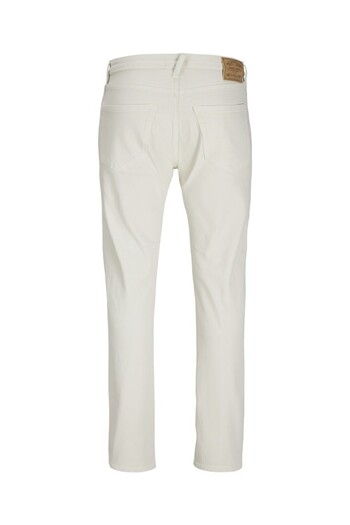 Jack & Jones Men's Beige Jjimike Jjcooper Sbd 429 Sn Jean 12273537-Ecru