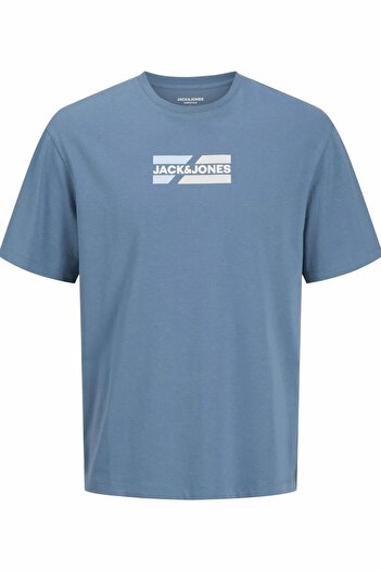 Jack & Jones Μπλουζάκι με γραφικά στάμπα JJECORP - O-Neck, SS Model, Noos 12268415   Λευκός