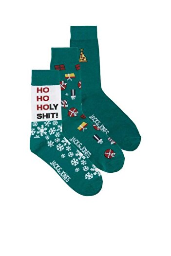Jack & Jones Ανδρικές κάλτσες Jack Jones Snowflake 3 Pack 12246912