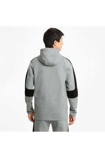 Puma 585812 Evostripe Core Fz Hoodie Hooded Jacket Φούτερ Ανδρικό μπουφάν ΓΚΡΙ