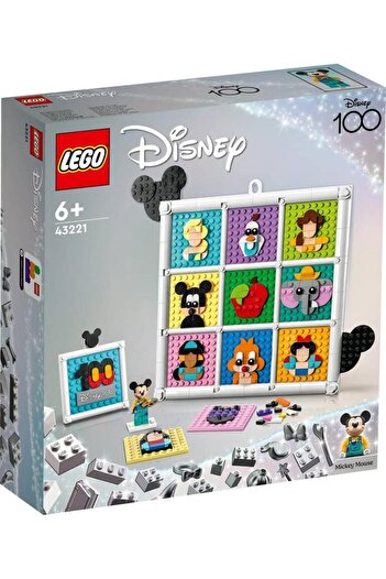 LEGO مجموعة ألعاب الرسوم المتحركة ديزني 100 سنة - 43221 (1022 قطعة)