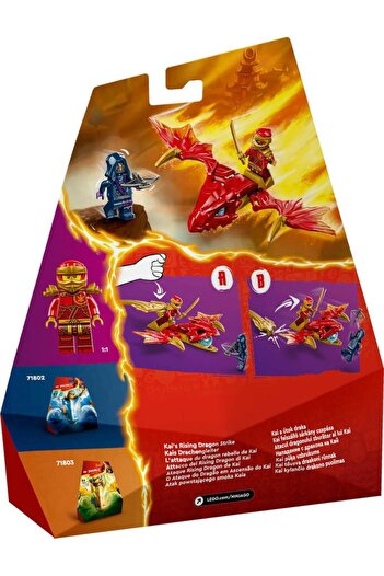 LEGO ® NINJAGO® Kai's Rising Dragon Knock 71801 - Construction Set for Ages 6 and Up (24 Pieces)