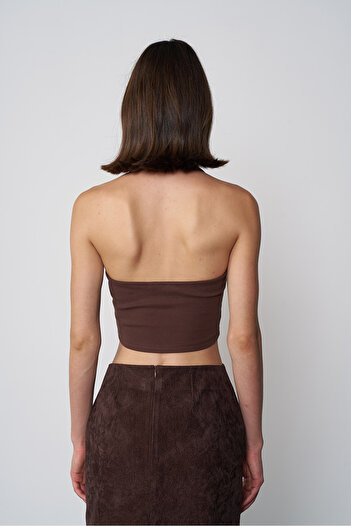 Beyyoglu Kare Yaka Croptop