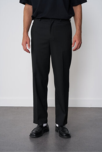 Beyyoglu Pipe Leg Fabric Trousers