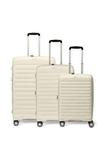 D&N Travel Line 4700 4 wheels Suitcase set 3-piece with expansion pleat