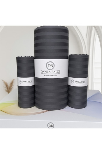 DB DANLA BALDİ Home Collection طقم ملاءات سرير مزدوج من قطن الساتان