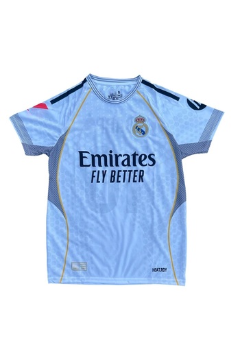 TETYS Adult 2025-26 New Season -R.Eal M.Ad.Ri̇dn M.Bab.Be-10- White Color Adult Jersey Halisaha Sports