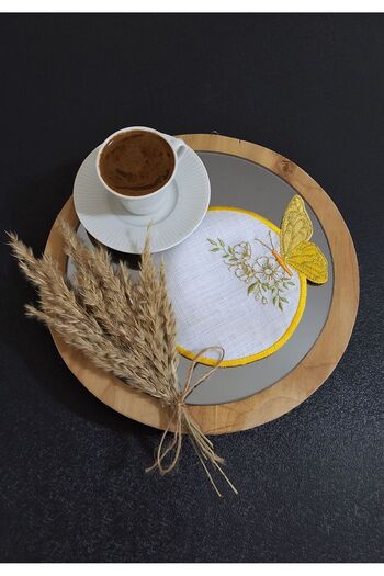 NGR HOME 3-Piece Coffee So Presentation Cocktail Napkin Set