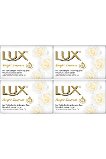 LUX Soap 80Gr Bright Impress (Impressive Shine) (Set of 4)