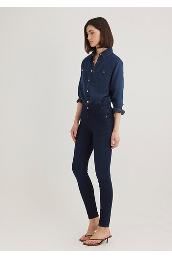 Mavi Luxusní kalhoty Tess Gold Indigo Si Jean 100328 -82196