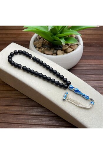 dergah tesbih Blue Navy Blue Fan Rosary
