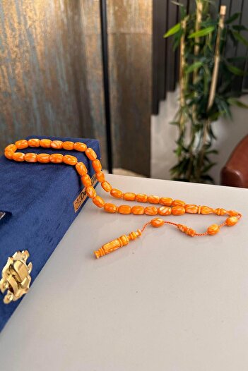 dergah tesbih Mandarin New Galalith (Galanit) Tesbih Master Craftsmanship