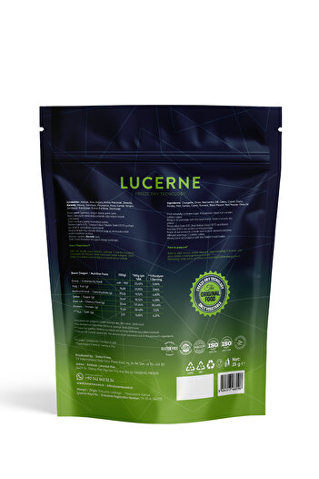 LUCERNE Dondurularak Kurutulmuş Detox Sebze Çorbası