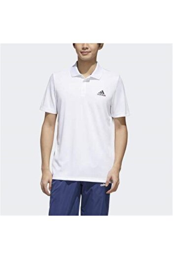 adidas Designed To Move 3 S Men's White Polo T-Shirt (GL0484)