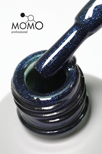MOMO professional Kalıcı Oje S030, Yaldızlı Gece Mavisi, 14 ml, TPO- FREE