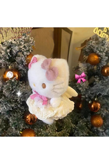 Miniso A Hello Kitty Girl Cute Pendant High Beauty Bag Decoration Keychain Pendant Suitable as a Gift for .